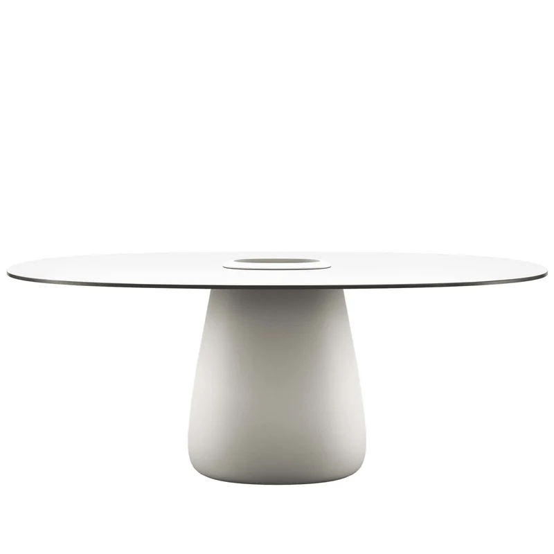 Oval Dining Table COBBLE BUCKET by Elisa Giovannoni for Qeeboo