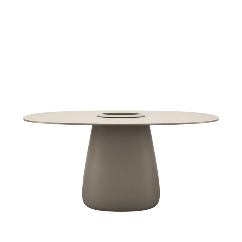 Oval Dining Table COBBLE BUCKET by Elisa Giovannoni for Qeeboo