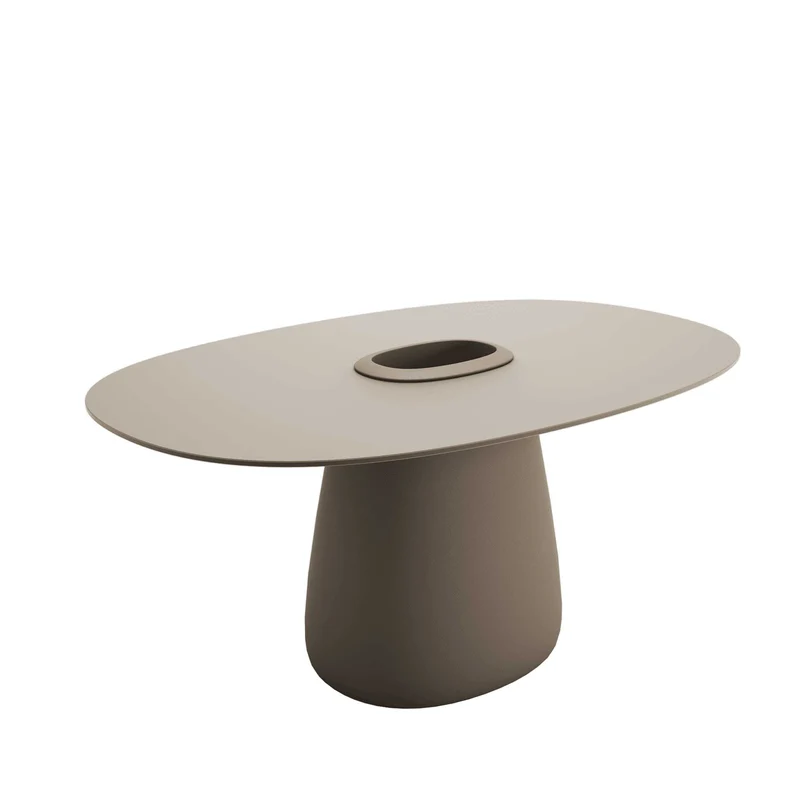 Oval Dining Table COBBLE BUCKET by Elisa Giovannoni for Qeeboo