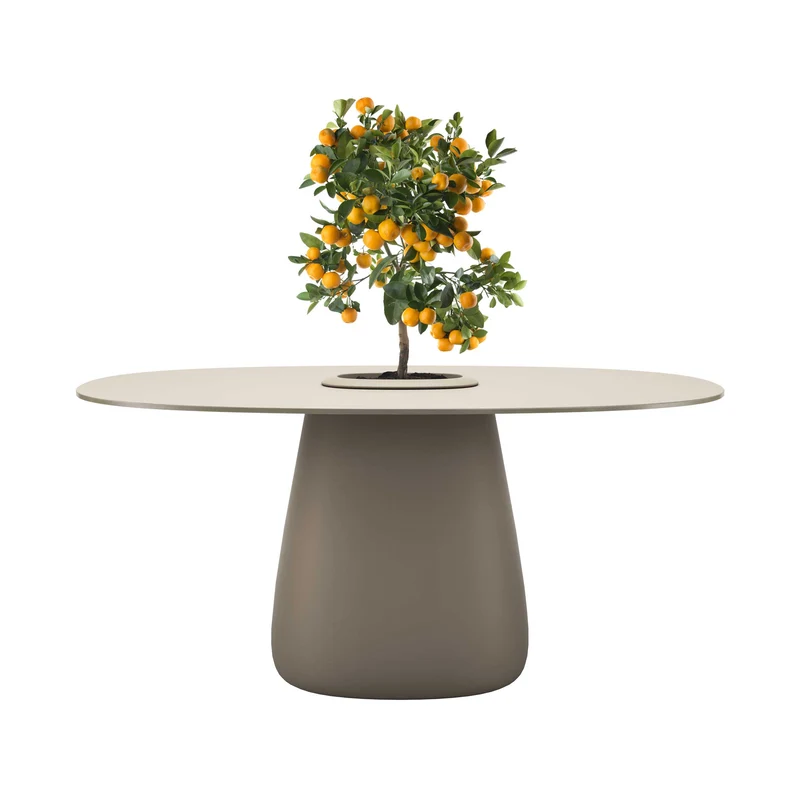 Oval Dining Table COBBLE BUCKET by Elisa Giovannoni for Qeeboo