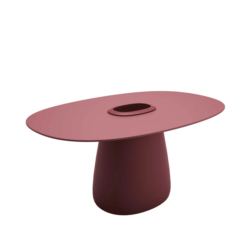 Oval Dining Table COBBLE BUCKET by Elisa Giovannoni for Qeeboo