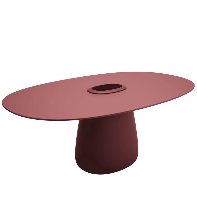 Oval Dining Table COBBLE BUCKET by Elisa Giovannoni for Qeeboo