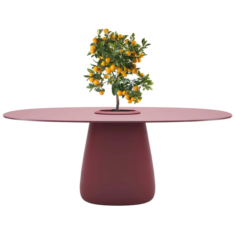 Oval Dining Table COBBLE BUCKET by Elisa Giovannoni for Qeeboo