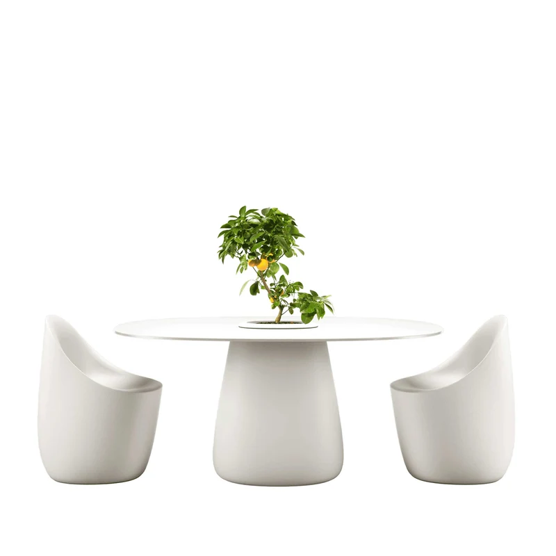 Oval Dining Table COBBLE BUCKET by Elisa Giovannoni for Qeeboo