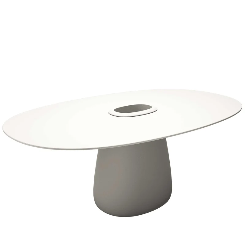 Oval Dining Table COBBLE BUCKET by Elisa Giovannoni for Qeeboo