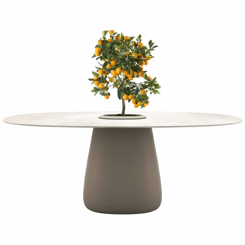 Stoneware Dining Table COBBLE BUCKET by Elisa Giovannoni for Qeeboo