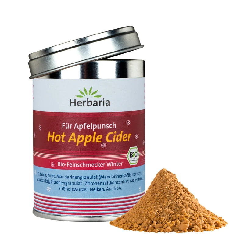 Herbaria Hot Apple Cider Gewürzmischung Bio 100 g