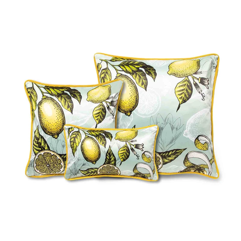 Cushion MIA LEMON Set of Two by Luciana Gomez for MYIN