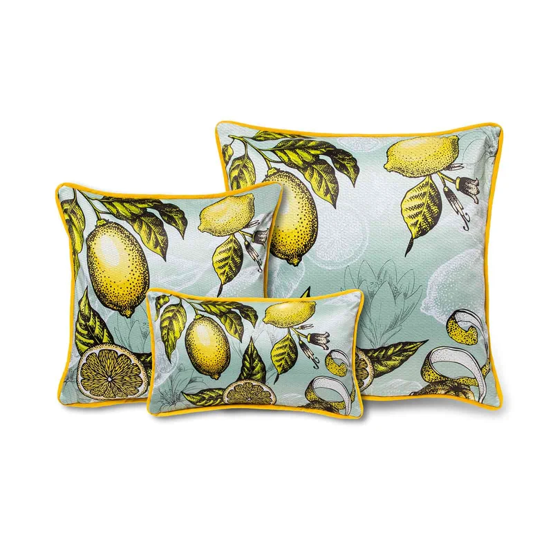 Cushion MIA LEMON Set of Two by Luciana Gomez for MYIN
