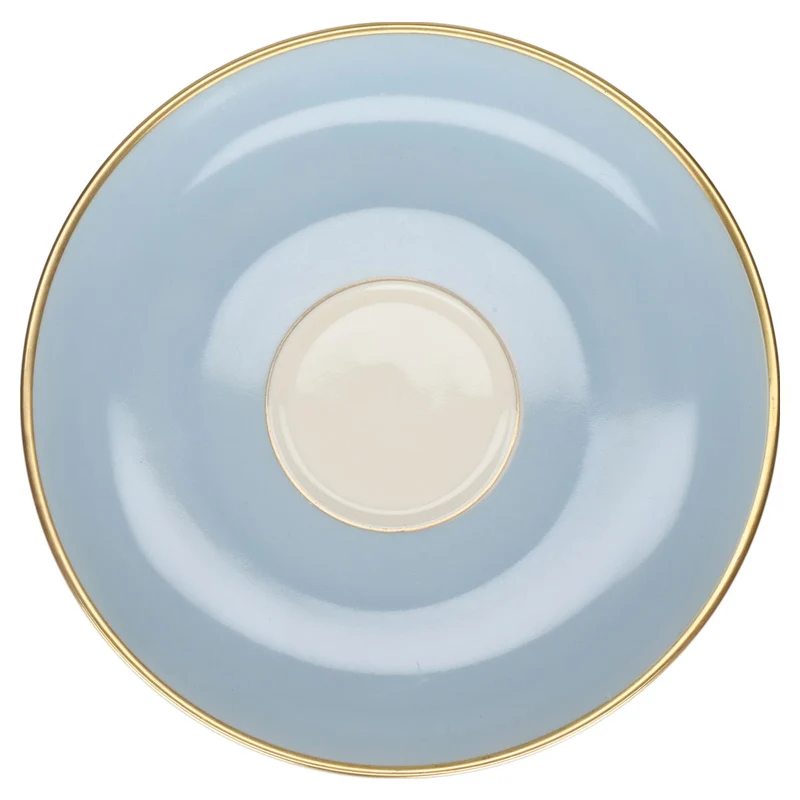 Untertasse für Kaffee - blau