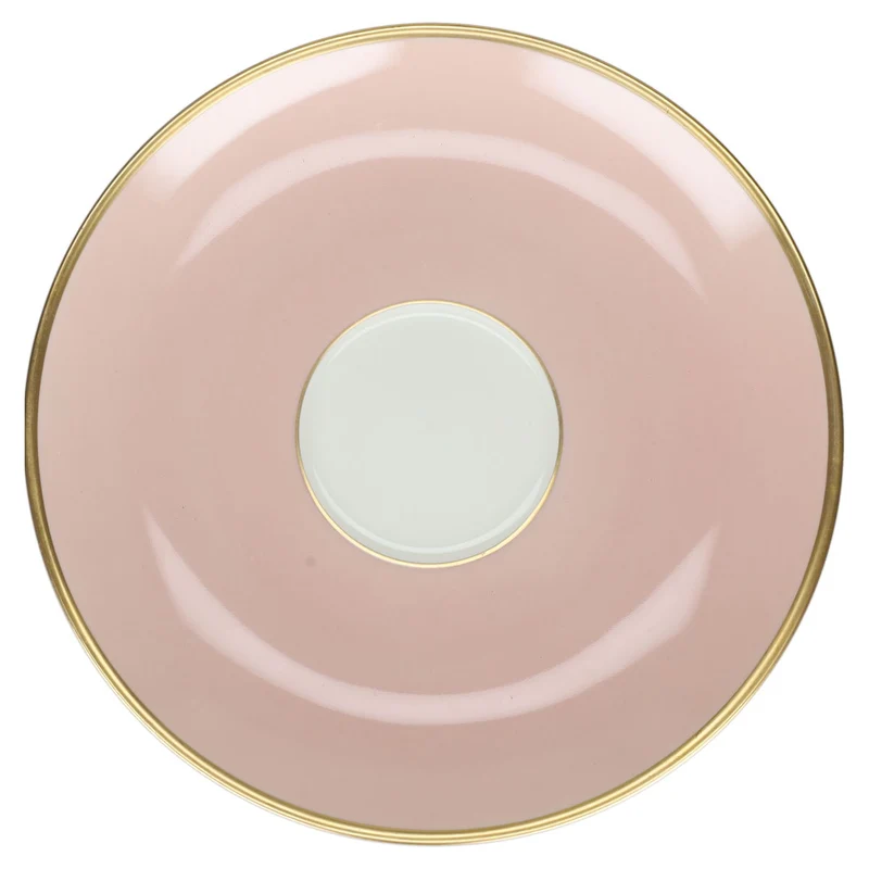 Untertasse für Kaffee - rosa
