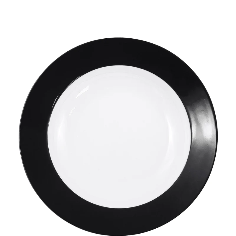 KAHLA Pronto Colore Suppenteller 22 cm pure black