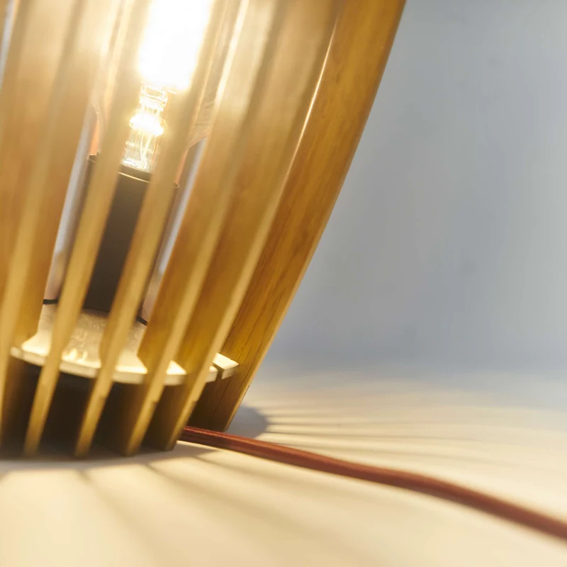 Wood Table Lamp BOSA by Massimo Martino, Francesco De Luca, Andrea Riva for Winetage