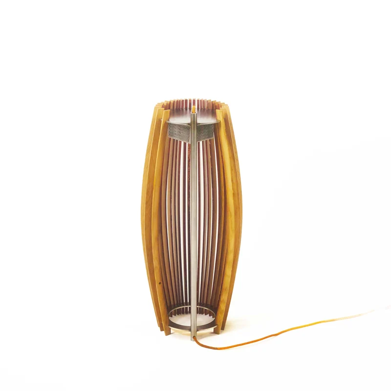 Wood Floor Lamp IBLA by Francesco De Luca e Andrea Riva for Winetage