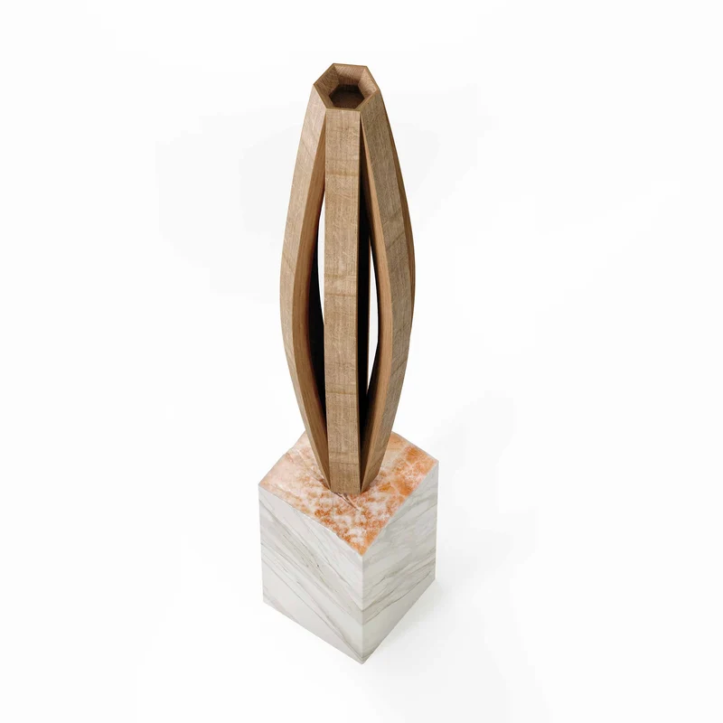 Wood Floor Lamp PIENZA by Massimo Martino, Francesco De Luca e Andrea Riva for Winetage