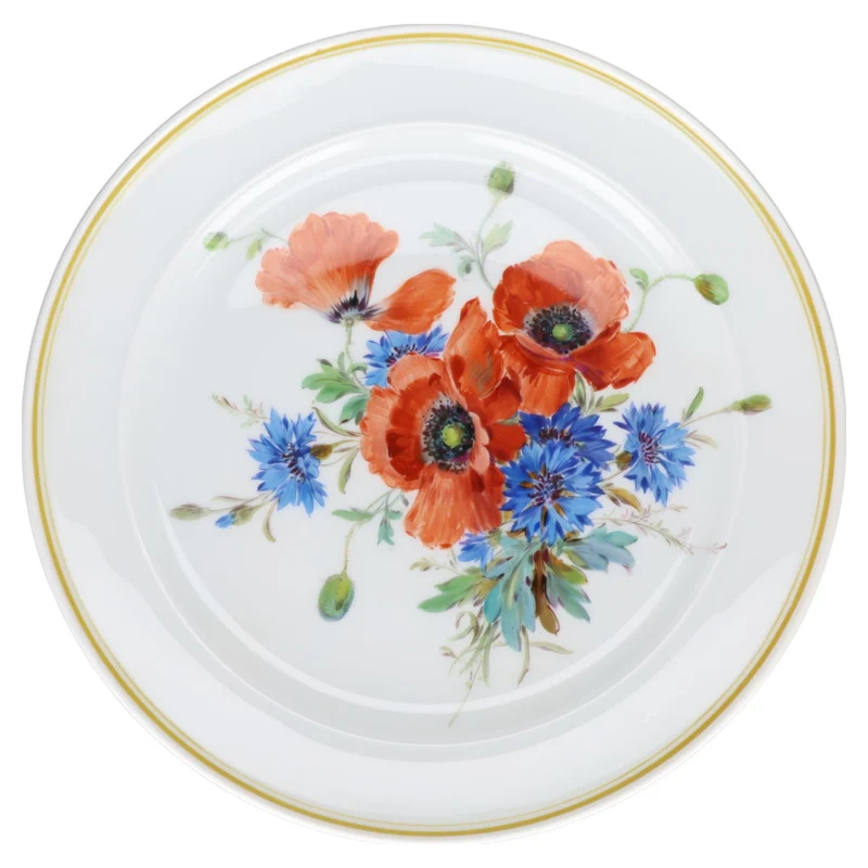 Sammelteller Wandteller Mohn und Kornblume IV. Wahl