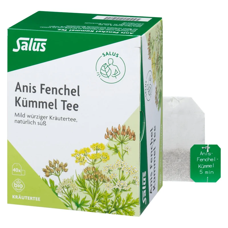 Salus Anis-Fenchel-Kümmeltee Bio 40 Filterbeutel / 80 g