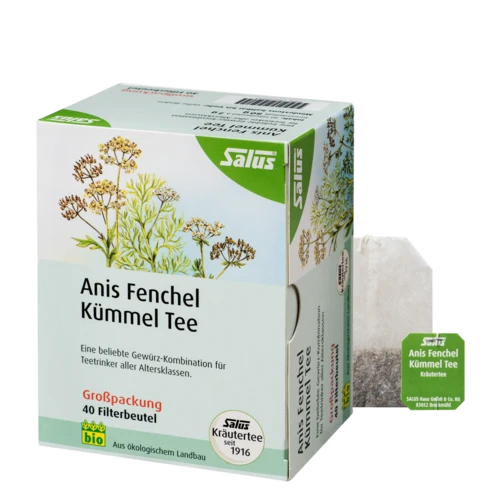 Salus Anis-Fenchel-Kümmeltee Bio 40 Filterbeutel / 80 g