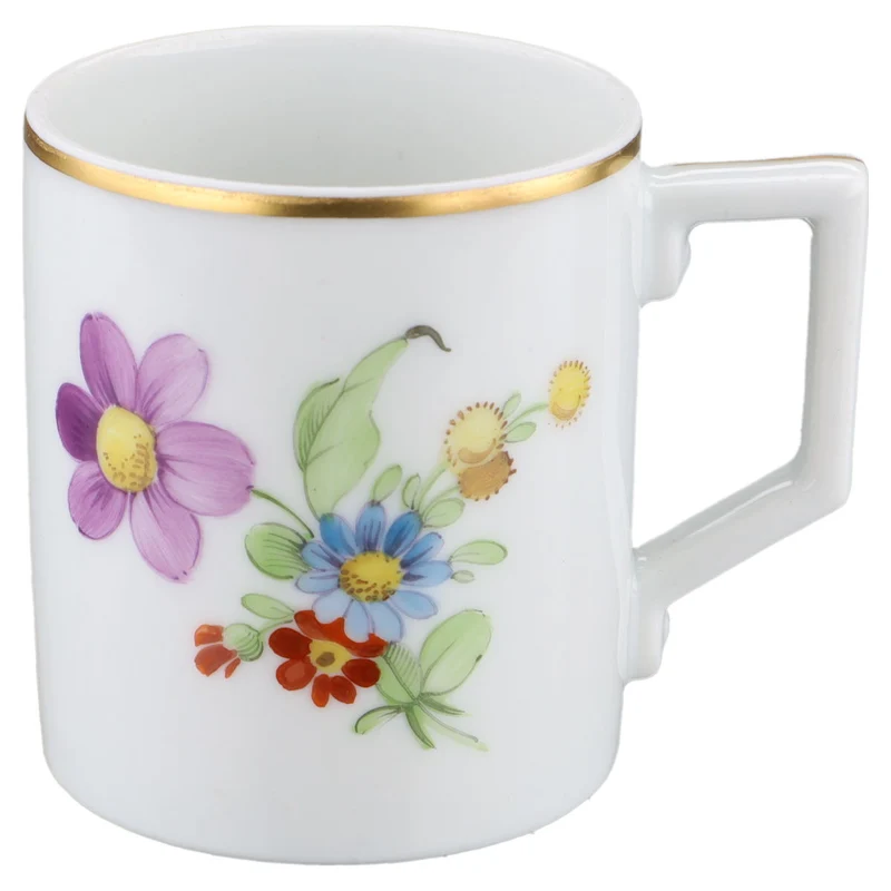Mokkatasse Espressotasse Blüte Lila Typ II