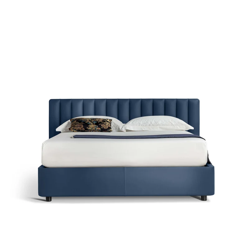 Leather Storage Bed FERDINANDEA by Design Centre for Poltrona Frau