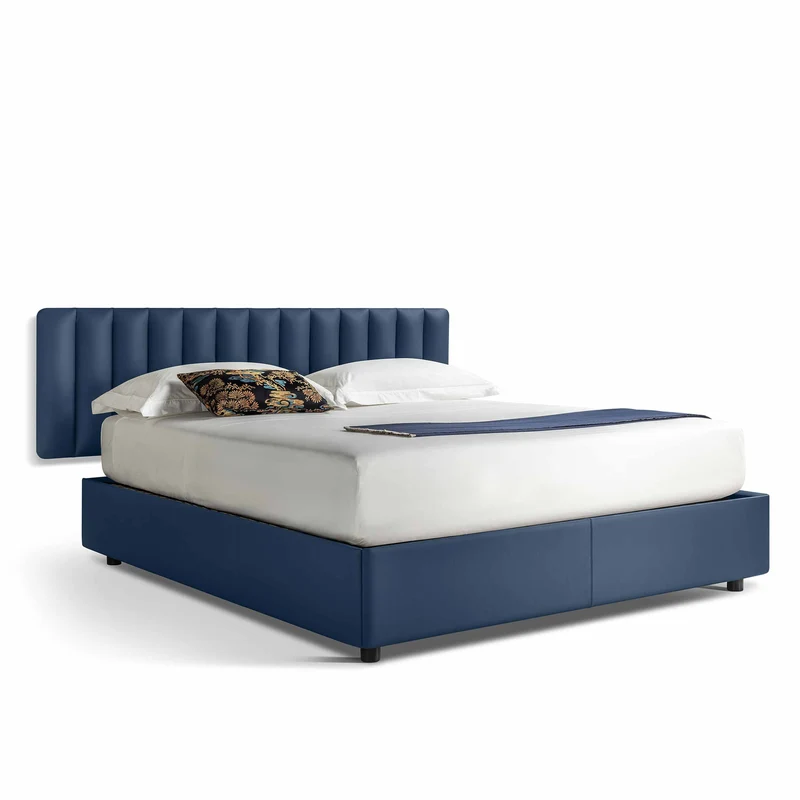 Leather Storage Bed FERDINANDEA by Design Centre for Poltrona Frau
