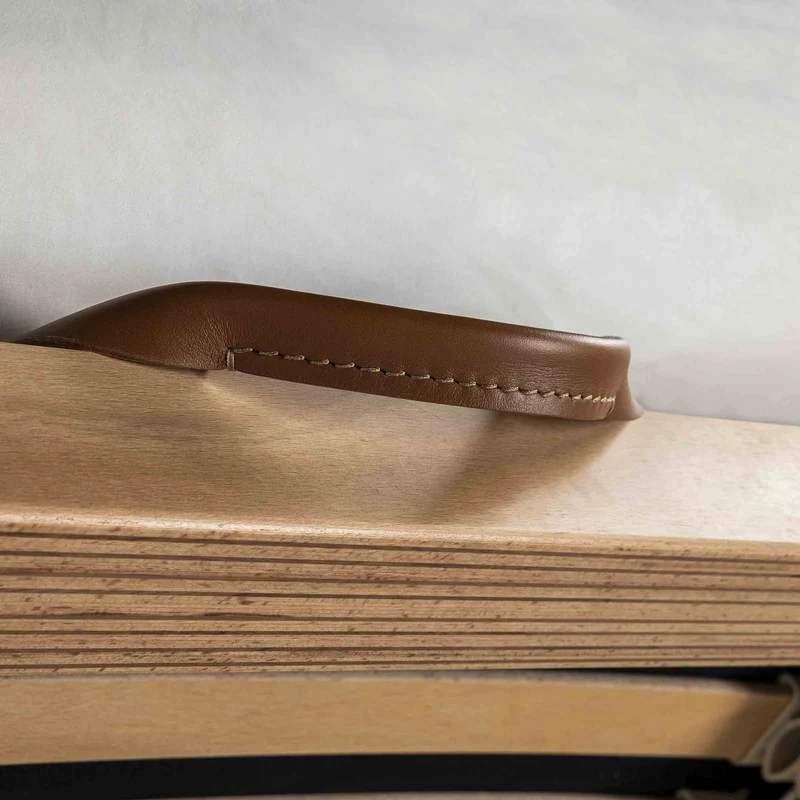 Leather Storage Bed FERDINANDEA by Design Centre for Poltrona Frau