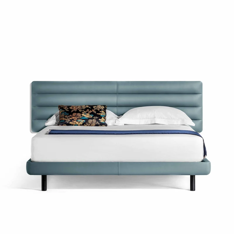 Leather Bed FERDINANDEA by Design Centre for Poltrona Frau