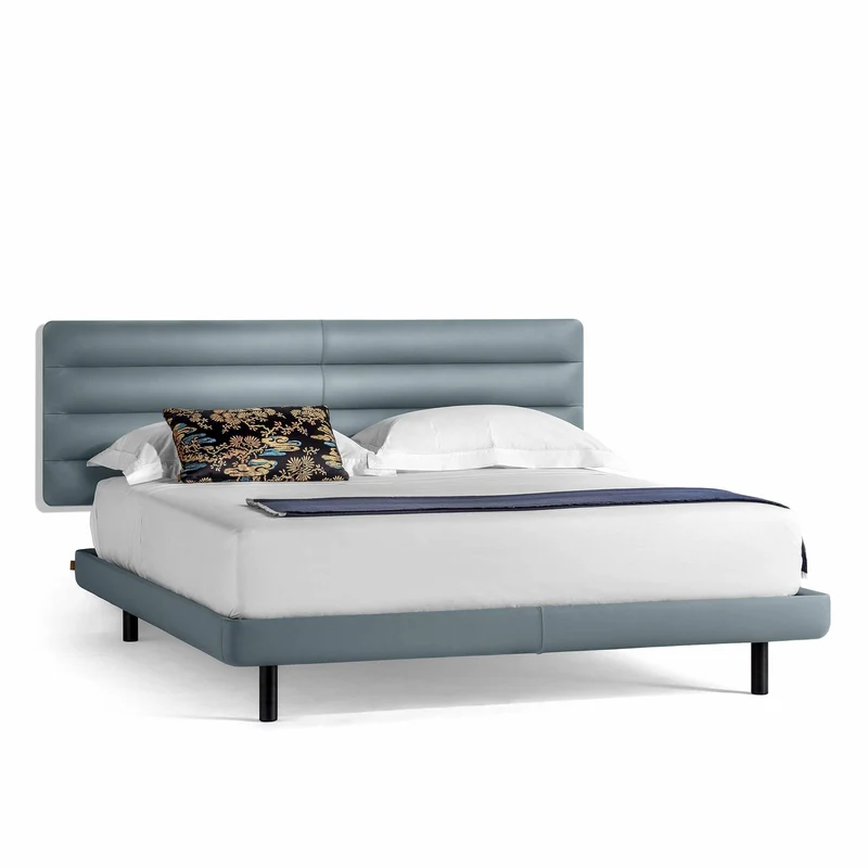 Leather Bed FERDINANDEA by Design Centre for Poltrona Frau