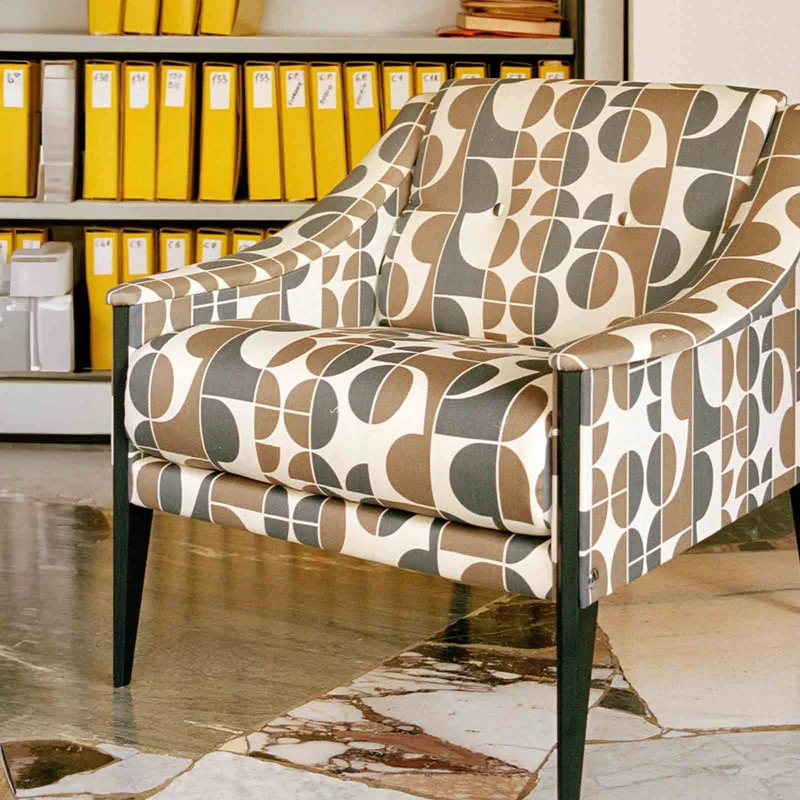 Fabric Armchair DEZZA 24 by Gio Ponti for Poltrona Frau