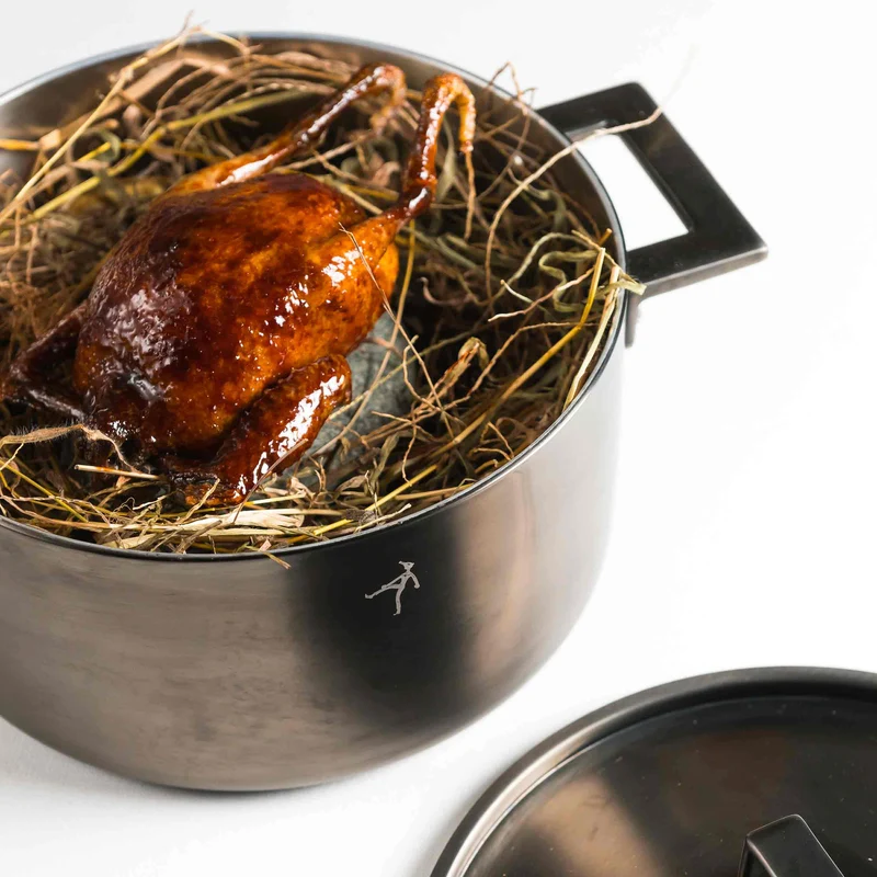 Stainless Steel Pan CASSEROLE ATTIVA PEWTER by Mepra
