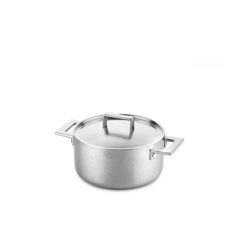Stainless Steel Pan CASSEROLE ATTIVA PEWTER by Mepra