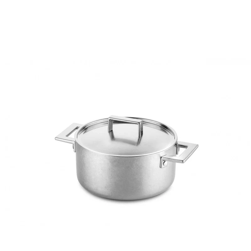 Stainless Steel Pan CASSEROLE ATTIVA PEWTER by Mepra