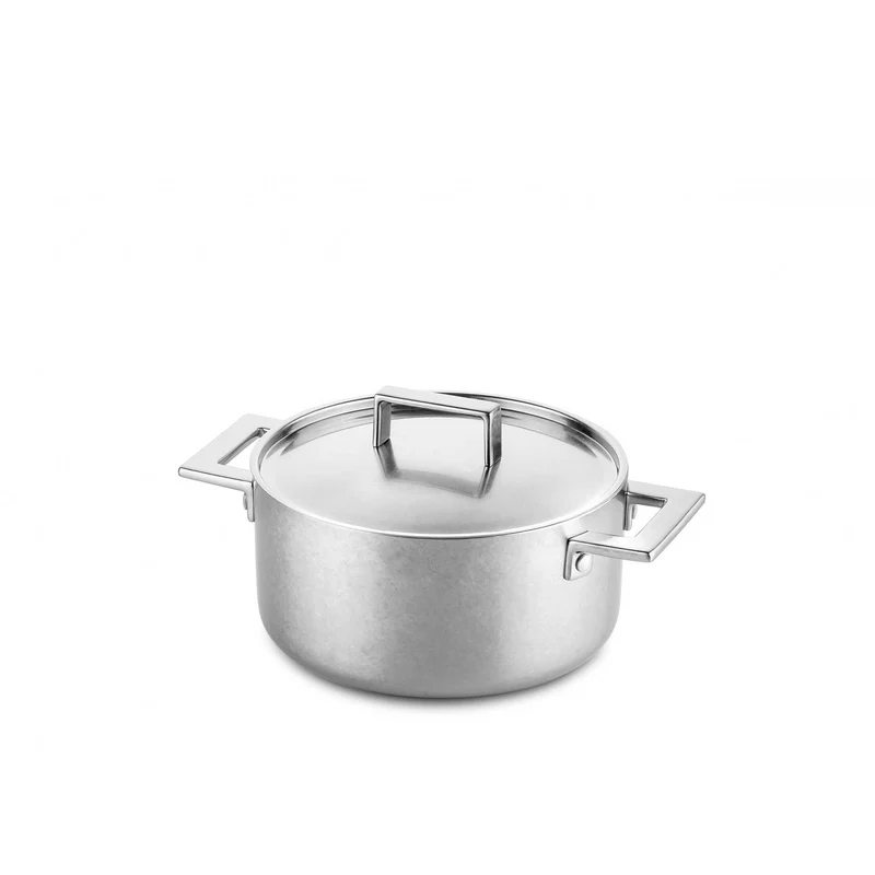 Stainless Steel Pan CASSEROLE ATTIVA PEWTER by Mepra