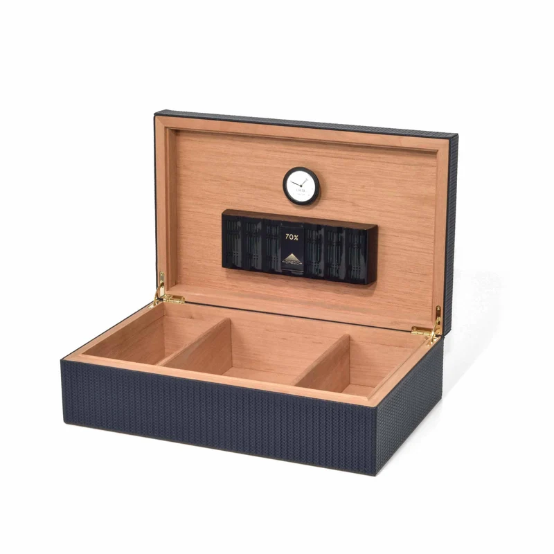 Wood Box CIGAR HUMIDOR by Pinetti