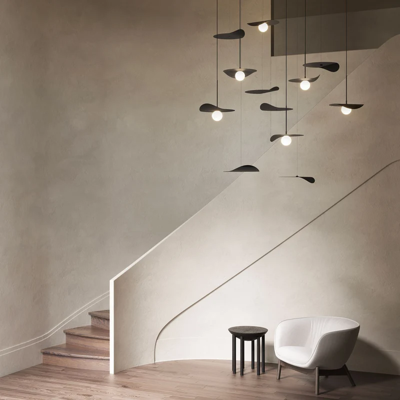 Metal Suspension Lamp FLOW by Chris Basias for Kdln