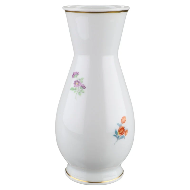 Vase mittelgroß Blüte Blau Gelb