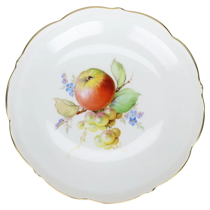 Gebäckschale Apfel Traube
