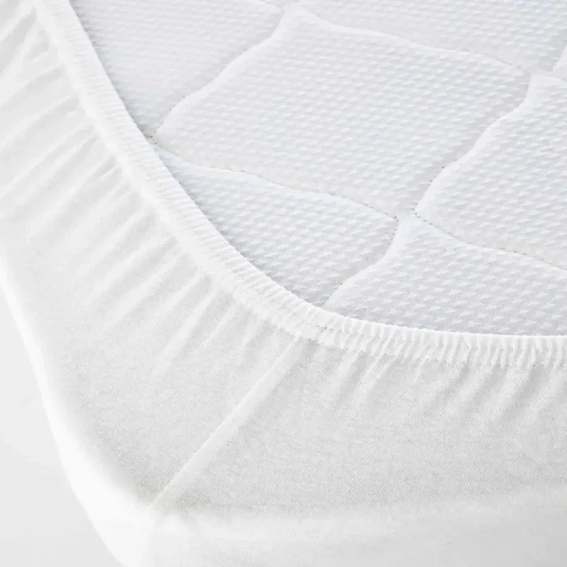 Karaca Home Jersey Spannbetttuch, Super King, Weiß