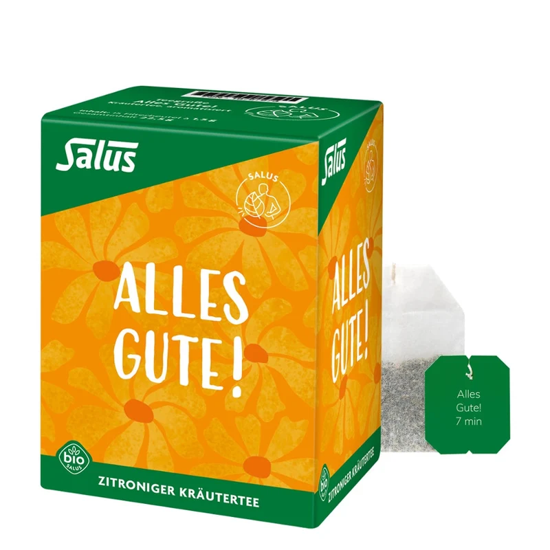 Salus Teegrüße Alles Gute! Gewürz-Kräutertee 15FB/27g MHD 31.10.2026