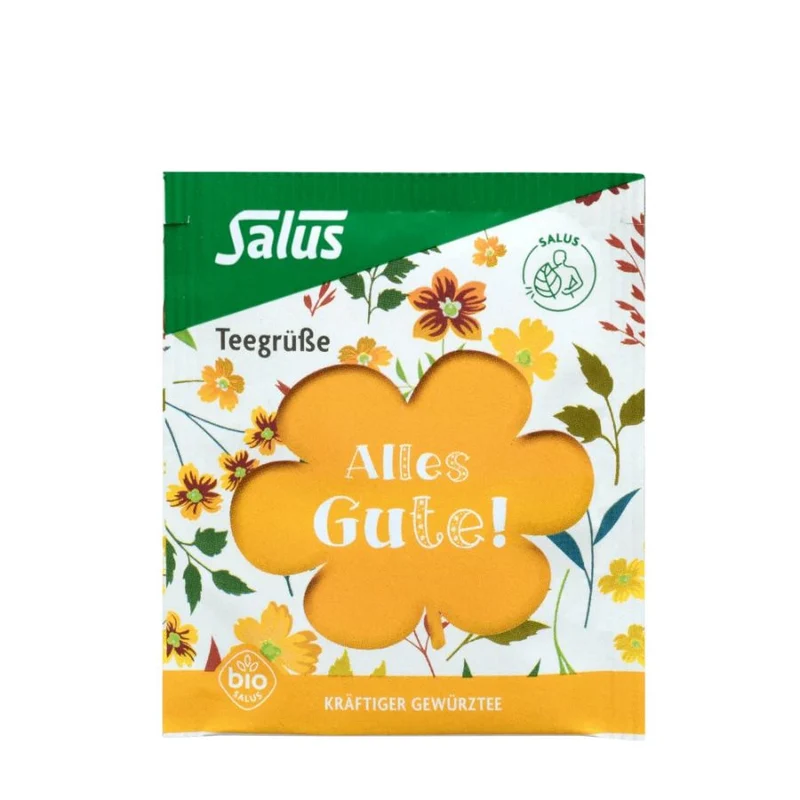 Salus Teegrüße Alles Gute! Gewürz-Kräutertee 15FB/27g MHD 31.10.2026