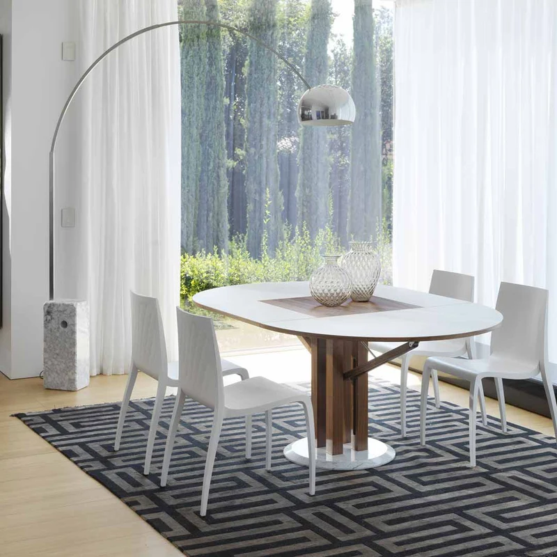 Extendable Dining Table FLOWER by D'Urbino Lomazzi for Horm