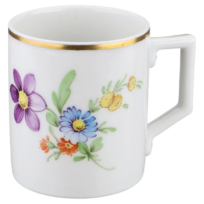 Mokkatasse Espressotasse Blüte Lila