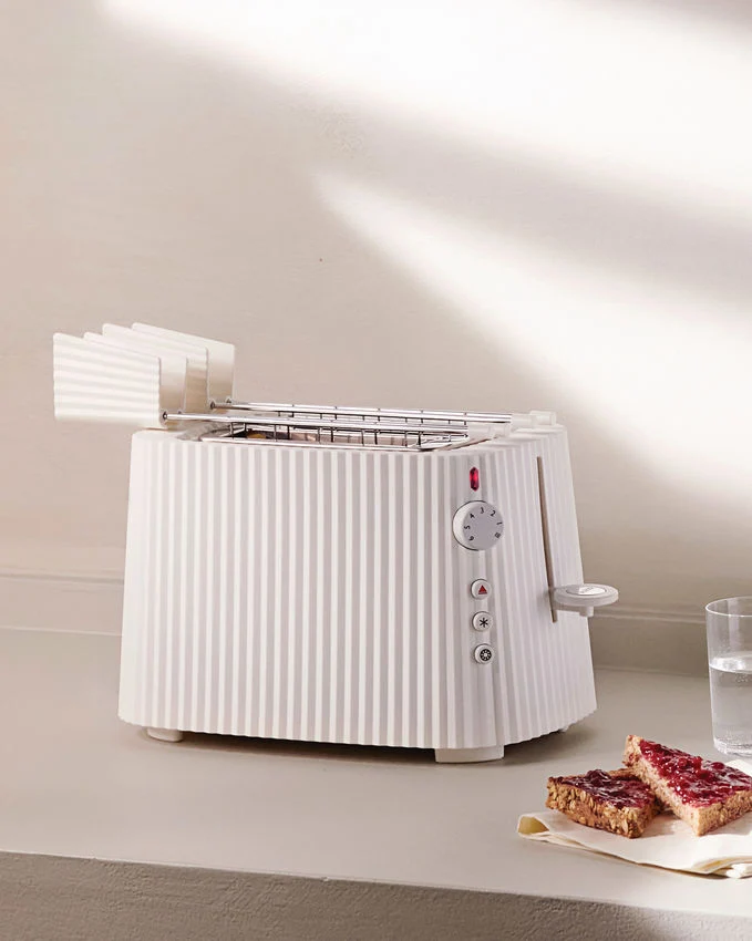 Toaster Plissé weiß