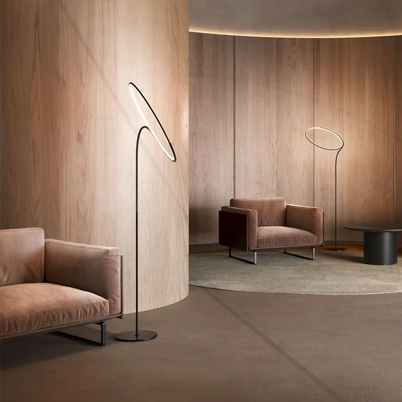 Metal Floor Lamp POISE FLOOR by Cristina Celestino for Kdln