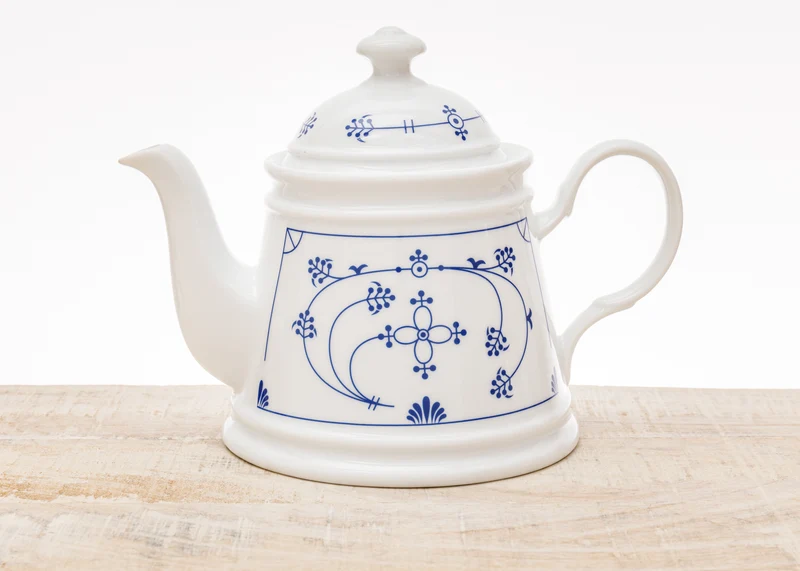 Teekanne 0,75 Indisch Blau, konisch