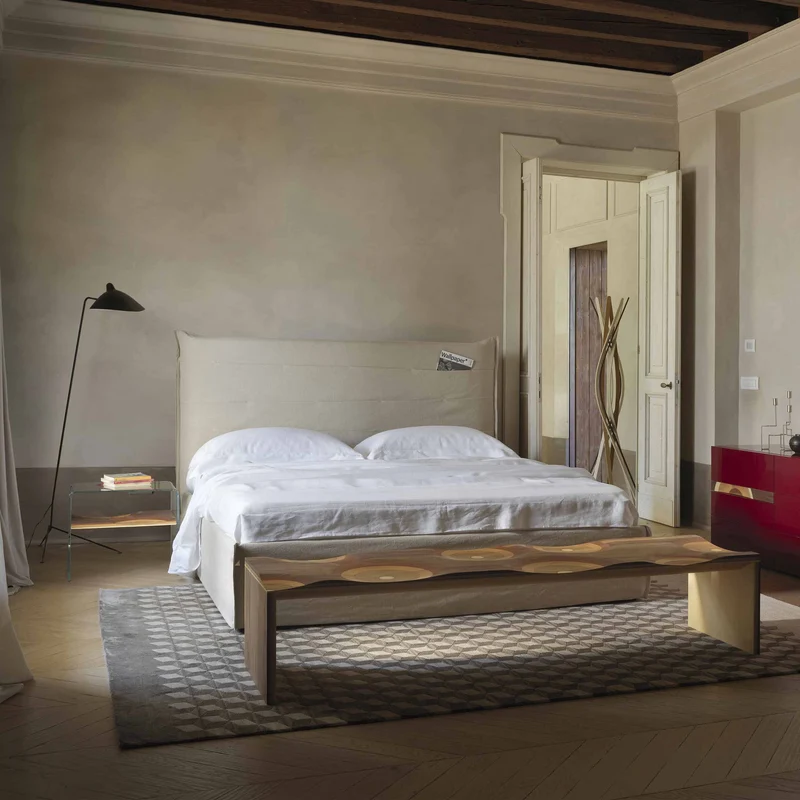 Wood Bench RIPPLES by Toyo Ito for Horm