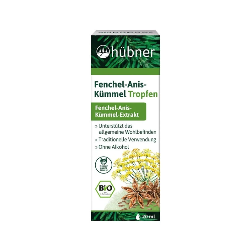 Anton Hübner Fenchel-Anis-Kümmel Tropfen Bio 20ml