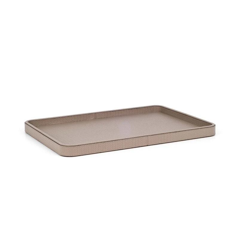 Rectangular Leather Tray JANE by Pinetti