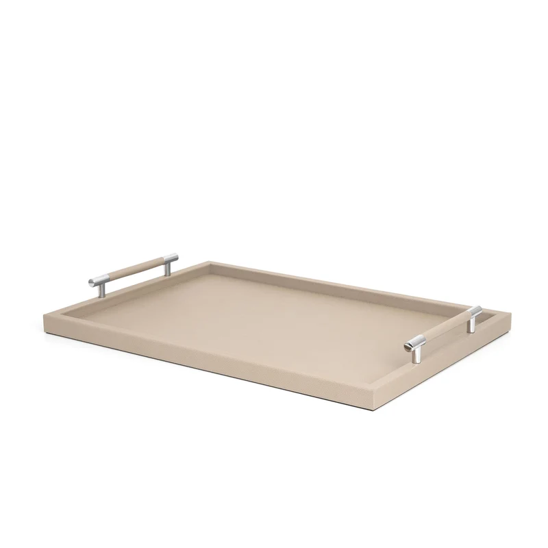 Leather Tray DEDALO by Pinetti