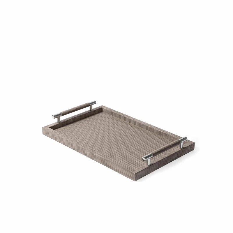 Leather Tray DEDALO by Pinetti
